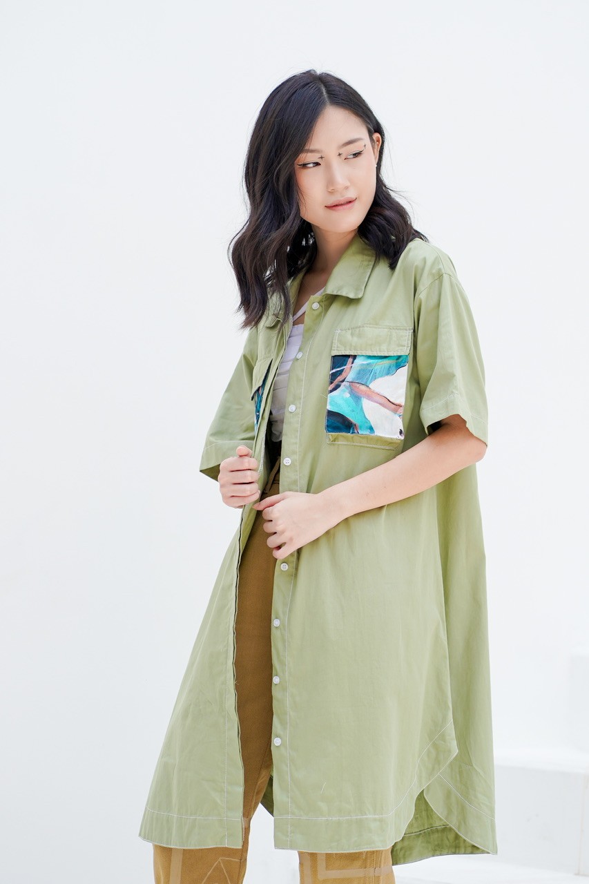 ER Pocket Paint Shirt Dress J.Rep Virtual Store