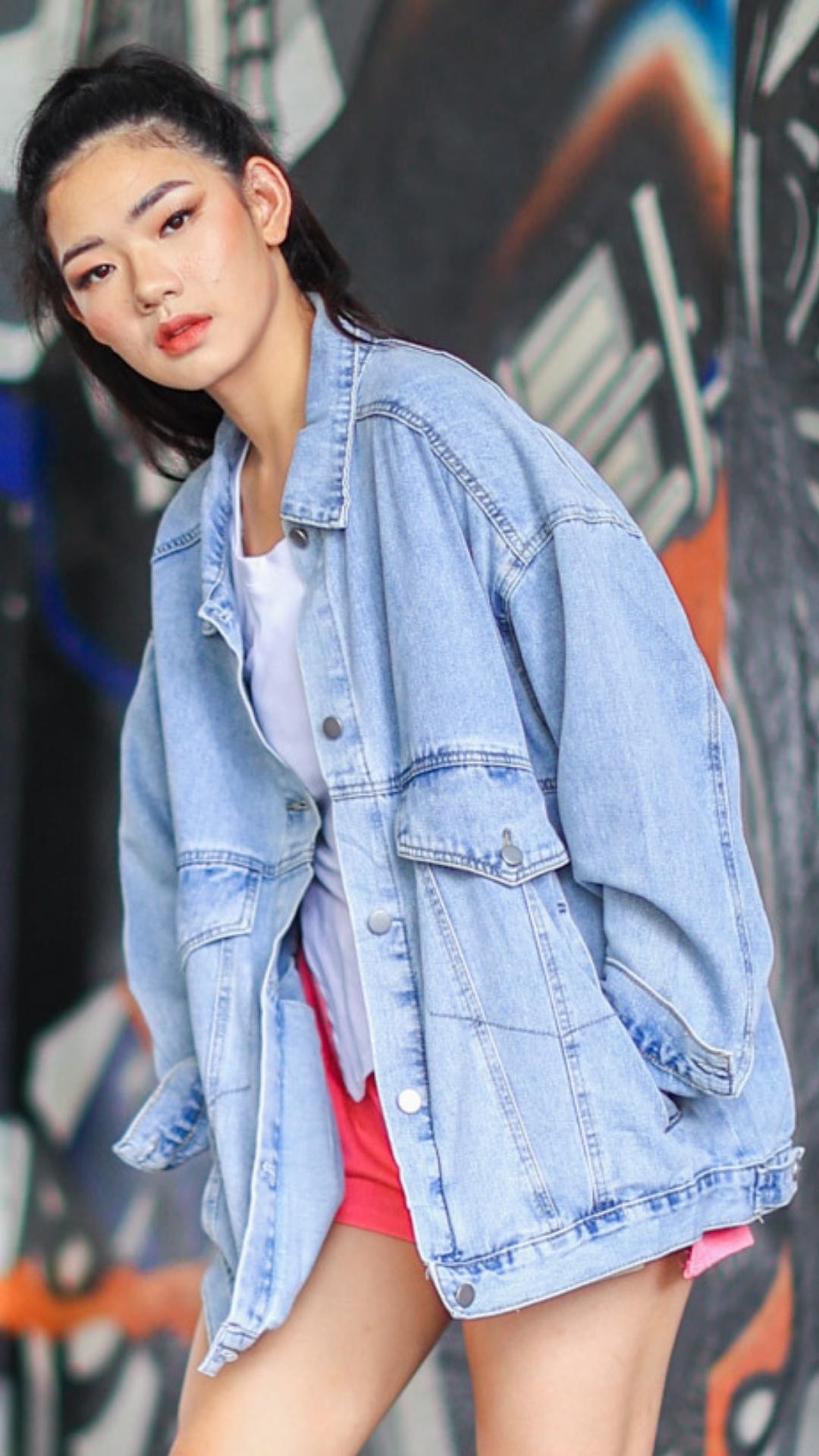 Womens GAS Jeans Jackets & Coats | Warming Boxy Gilet Wg50: Light Denim  Shade Vest Light Denim Shade | MARUSA balloon