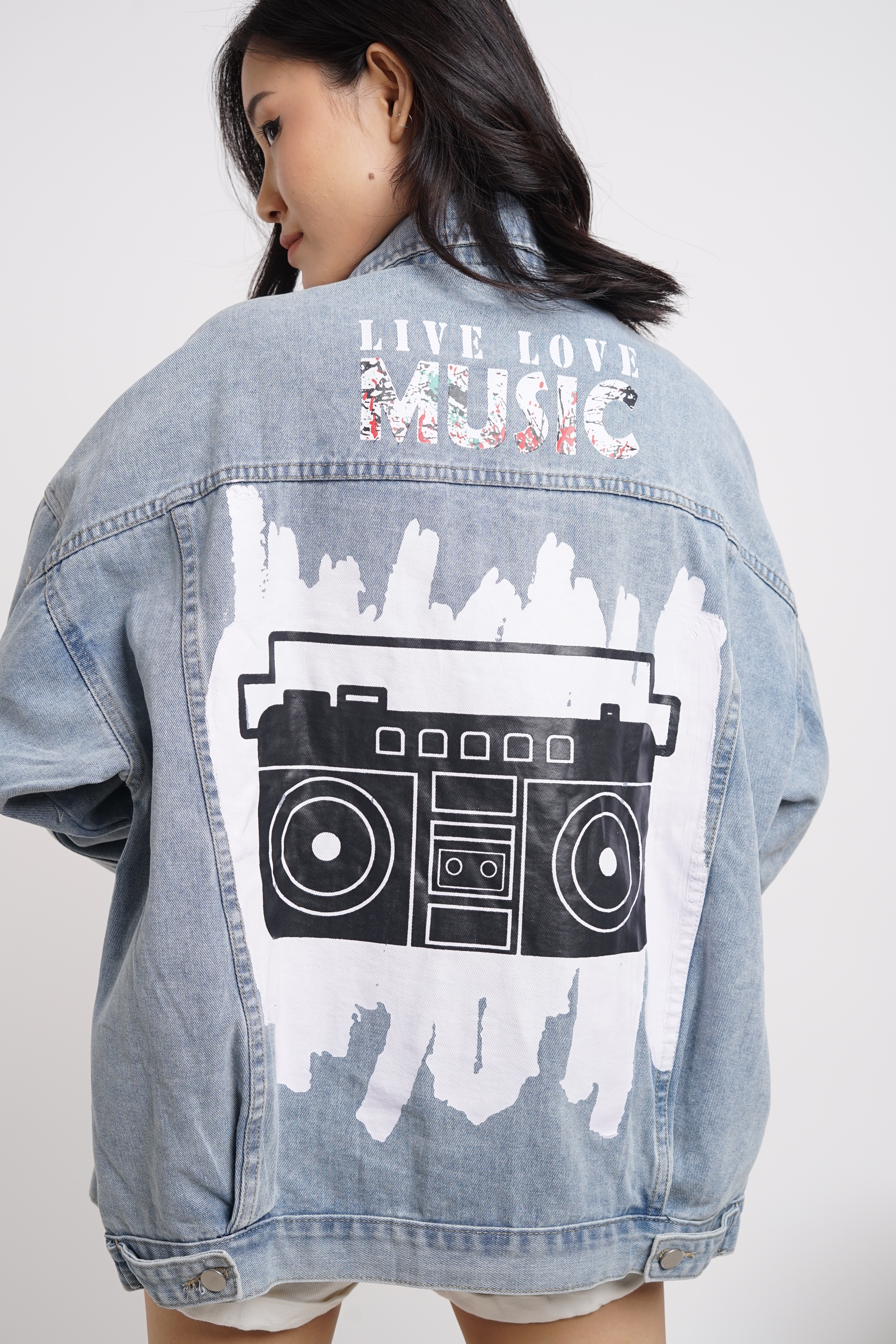 Stereo love on sale denim jacket
