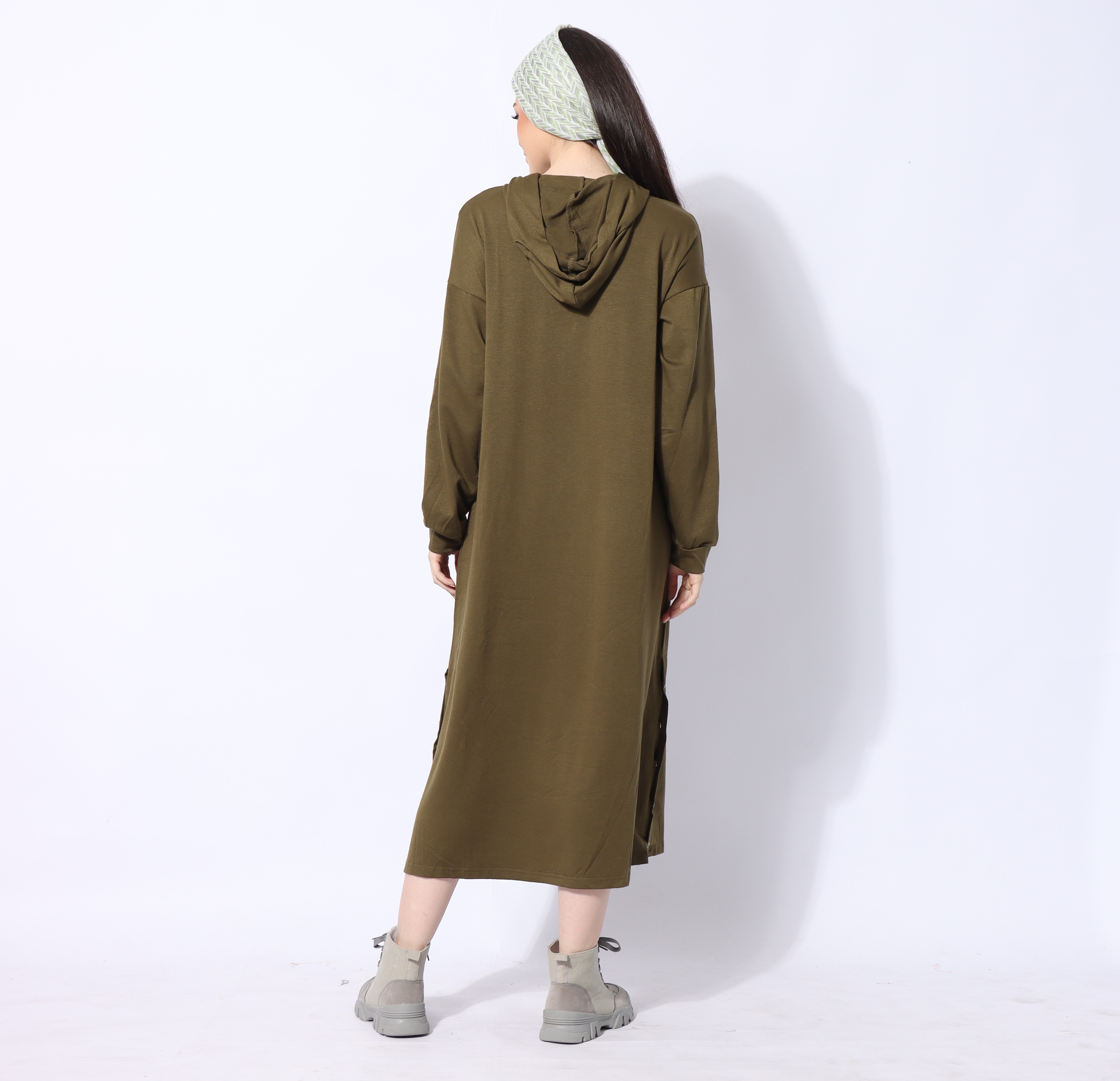 Ramadhan Moon Hoodie Maxi Dress - J.Rep 