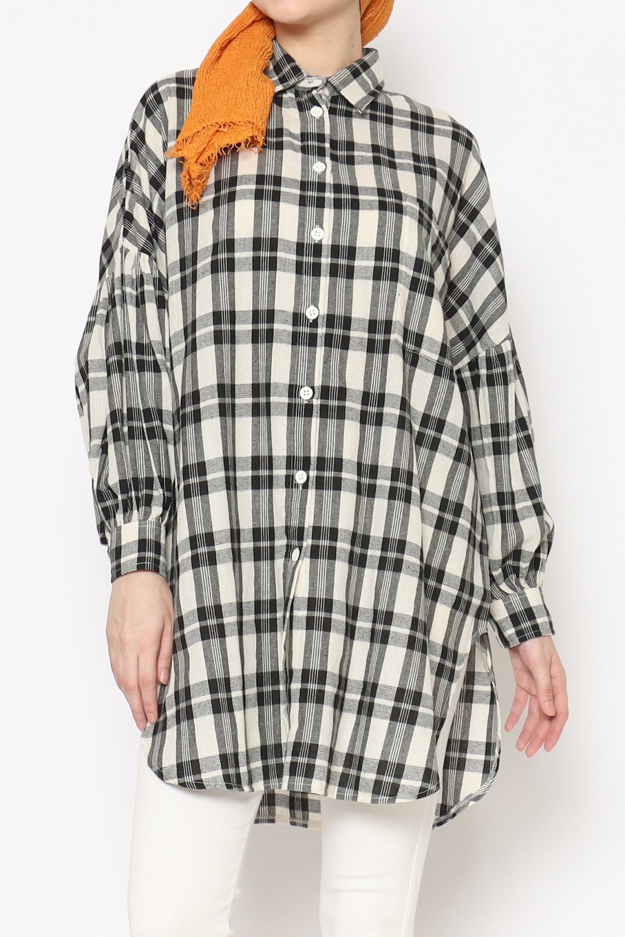 ANF Oversize Checkered Shirt - J.Rep 