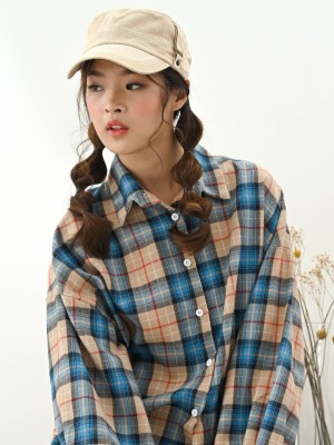 Checkered bright shirt