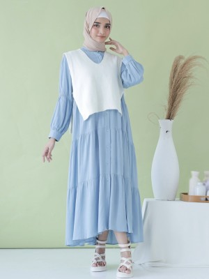 EID23 Tiered Maxi Shirt Dress RO1