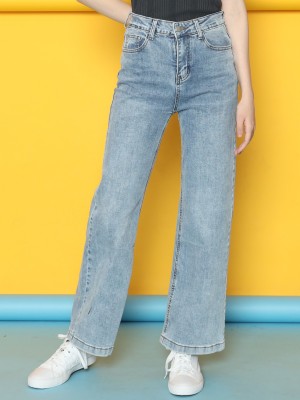 Wide Leg Light Denim