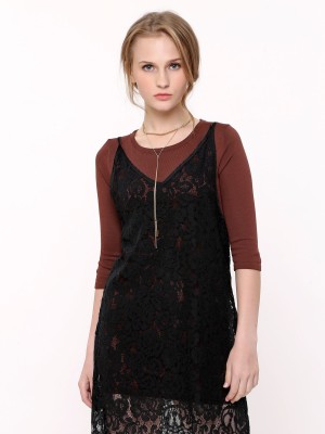 2-Pieces Set Knited Laces Camisole