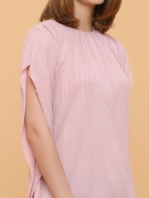 Pleated Boxy Top