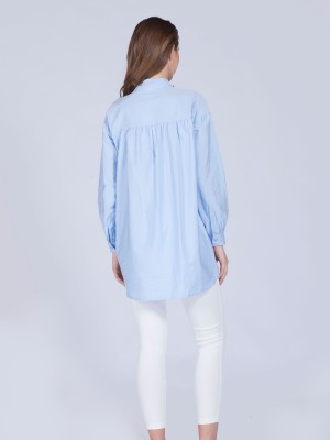 High Neck Long Sleveless Tunic