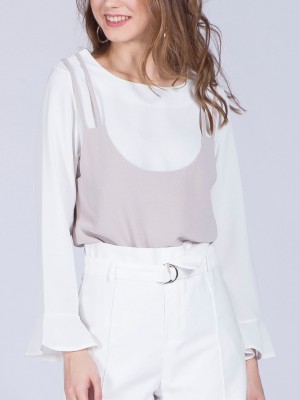 Double Long Sleveeless Top