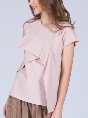 Drop Ruffle Sleeveless Top