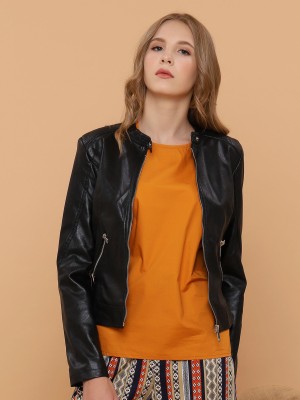 Synthetic Leather Jacket