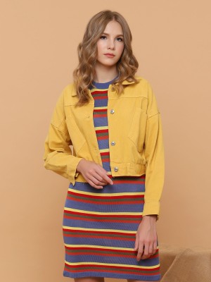 Candy Color Denim Jacket