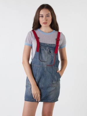 Asian Denim Pinafore