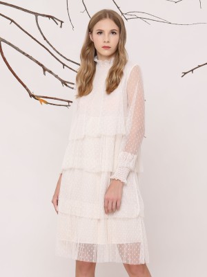 Victorian Layered-Tulle Dress