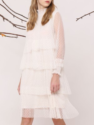 Victorian Layered-Tulle Dress