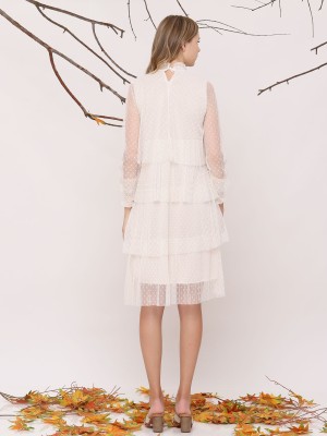 Victorian Layered-Tulle Dress