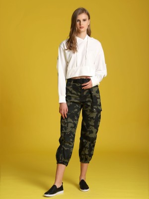 Came Army Print Cargo Pants