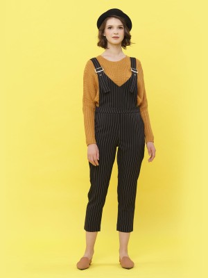 Stripes Printed Jumpsuit