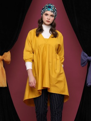 Asymetric V Neck Tunic