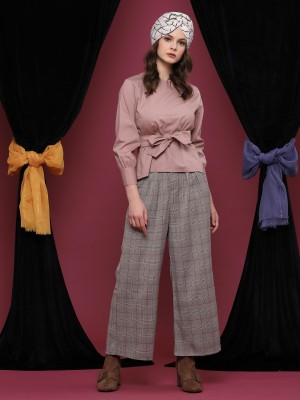 Checkered Palazzo Pants