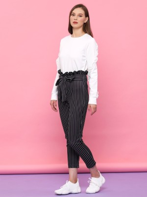 Youth Ruffles Semi Crop Tee