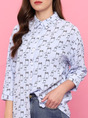 Cat Print Shirt