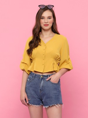 Pinched Crop Top