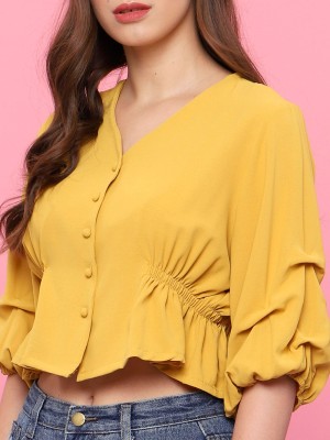 Pinched Crop Top