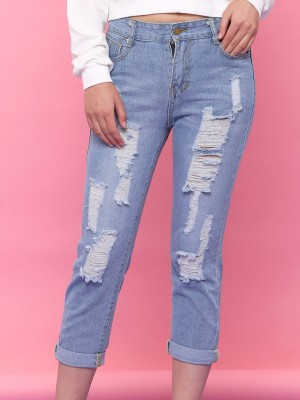 Ripped Light Denim