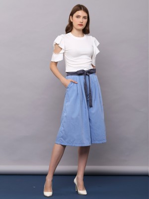 Belted Long Culottes