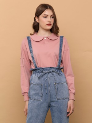 Denim High Waist Broad Pocket