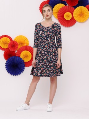 FC Flower Print Sun Dress