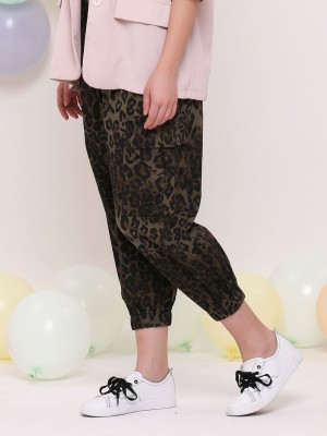 Leopard Print Cargo Jogger