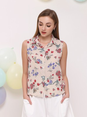 Bunch Flower Print Shirt