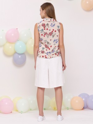 Bunch Flower Print Shirt