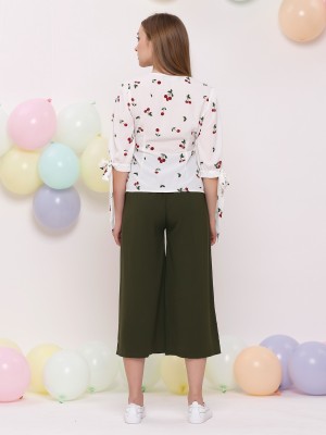 Cherry Embroidered Top