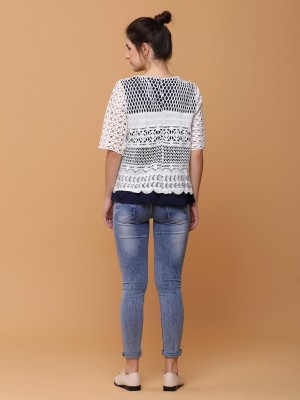 PT Full Embroidered Double Layer Top