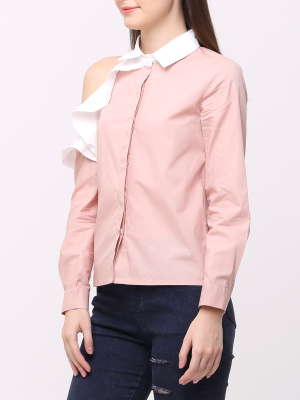 Side Ruffles Shirt