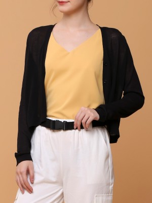 Semi Crop Cardigan
