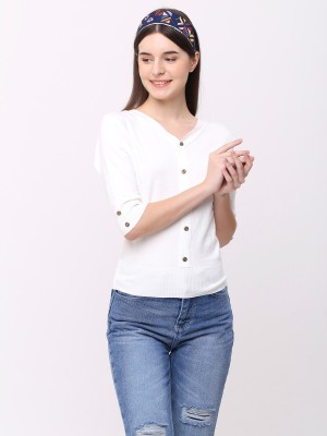 V-Neck Tied Top