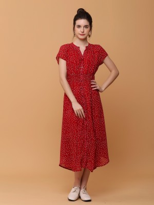 Dotty summer maxi dress