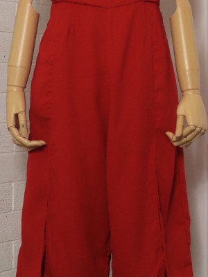 Cny Ruffled Sleeveless Jumpsuit