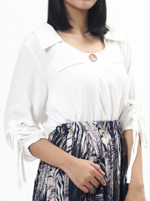 Sleeves Drawstring Top