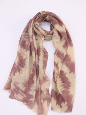 Dyed print pashmina