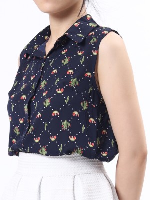 Cactus Print Shirt