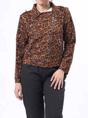 GGW tiger print biker jacket