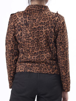 GGW tiger print biker jacket