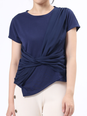 Twist-Front SSleeves Top