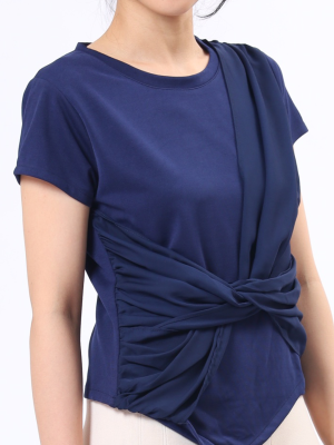 Twist-Front SSleeves Top