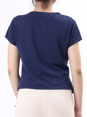 Twist-Front SSleeves Top