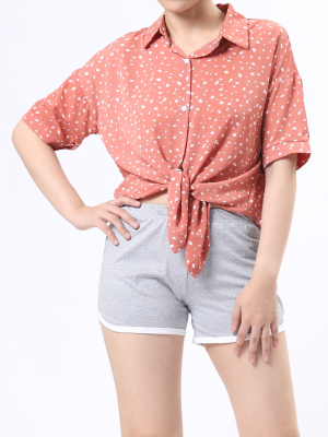 B-Sl Casual Print Shirt